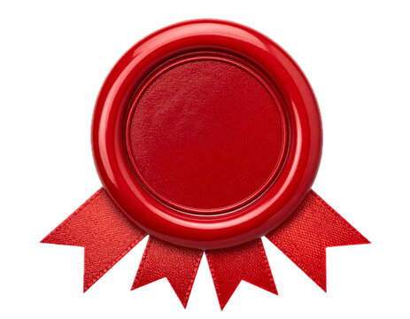certificate red seal png transparent