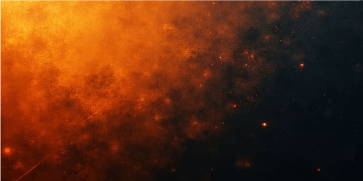 Abstract red grunge background with fiery texture and smoky flame effects