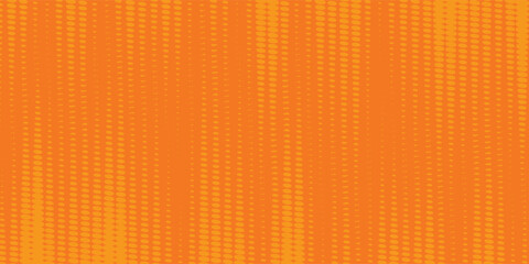 Fototapeta premium Dots halftone orange color pattern gradient texture with technology digital background. Dots pop art comics with summer background simple art