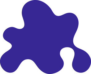 Abstract doodle shape element PNG with transparent background, hand-drawn modern minimal shape design for poster, scrapbook, digital artwork, pattern, web, and creative projects