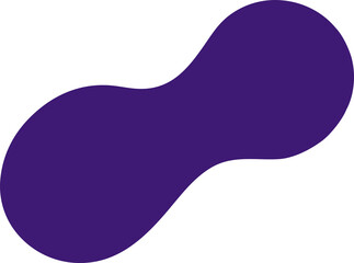 Abstract doodle shape element PNG with transparent background, hand-drawn modern minimal shape design for poster, scrapbook, digital artwork, pattern, web, and creative projects