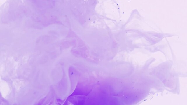 Purple Ink Swirl Abstract Background