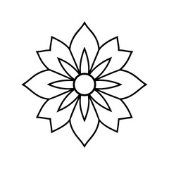 Decorative Lotus Sunburst Medallion Luxury Ornament