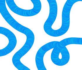 Abstract hand drawn art organic shapes bold lines unique textures modern minimalist illustration isolated on transparent background Hand Draw Line ART