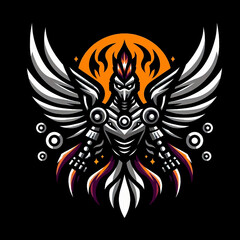 Fototapeta premium tattoo of the phoenix