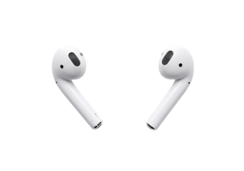 Apple AirPods Pro Wireless Earbuds Iconic Design isolated on transparent background