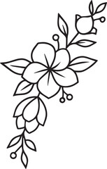 Obraz premium Silhouette of Echoes in Bloom