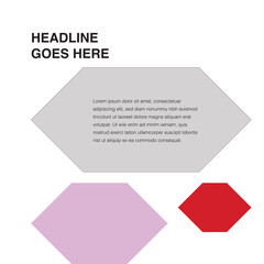 diamond shape social media template