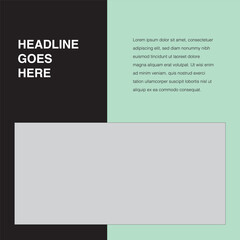 square social media template eps 