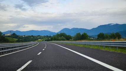 Fototapeta premium road in the mountains