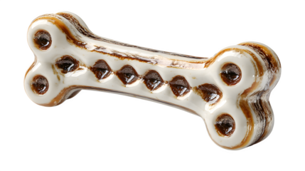 Skeleton dog bone toy, isolated on white background
