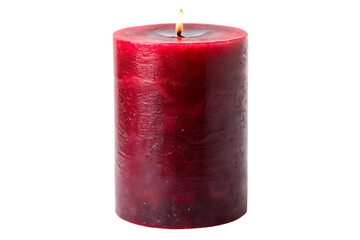 Two Lit Candles Decorated with Star Anise and Cinnamon Sticks Creating a Warm and Inviting Ambiance on transparent background