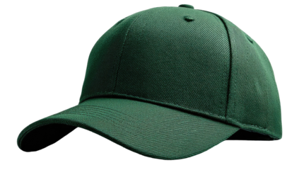 Deep green baseball cap