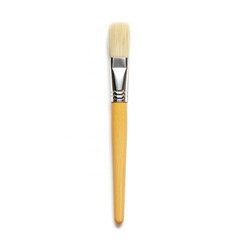 Naklejka premium Art brush isolated on white background
