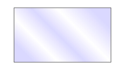 Transparent shiny glass plate. Clear glass showcase on a transparent background. Realistic laptop or TV screen glare or reflection. Vector illustration.