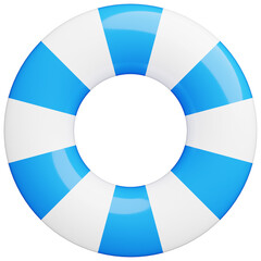 3D_浮き輪_青 © 四ッ谷