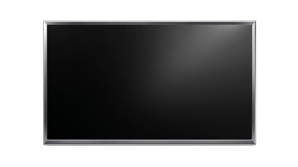 Sleek modern display device with transparent backdrop for presentations and design mockups