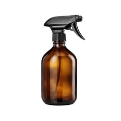 Stylish Amber Glass Spray Bottle with Black Nozzle for Eco-Friendly Cleaning Solutions and Home Organization