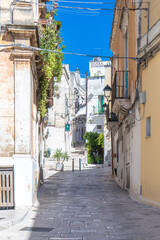 Shot Buildings Among Stone