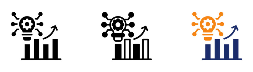 Tech Trends Icon Collection Glyph & Mixed Style 