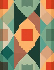 Colorful Geometric Pattern Background &ndash; Abstract Shapes and Modern Designs