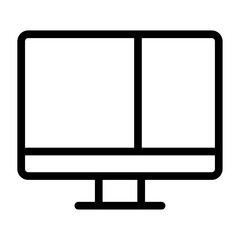 Illustration showing icons related to work and processes (tools, files, commands, security) on a white background