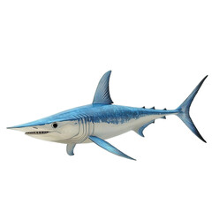 Naklejka premium Sharp nosed Mako Shark Illustration