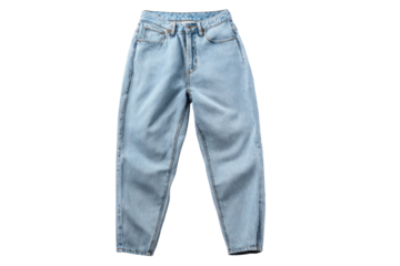 Light-wash, relaxed-fit jeans