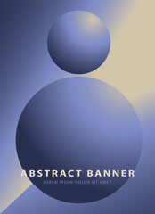 Abstract dark gradient poster background vector. Minimalist style cover template with vibrant perspective 3d geometric shapes. Design for social media, cover, banner, flyer