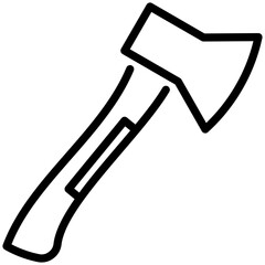 axe icon isolated on white background. vector illustration icon for construction tools