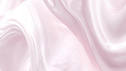 Abstract Swirls of Pink and White Cream Texture Background