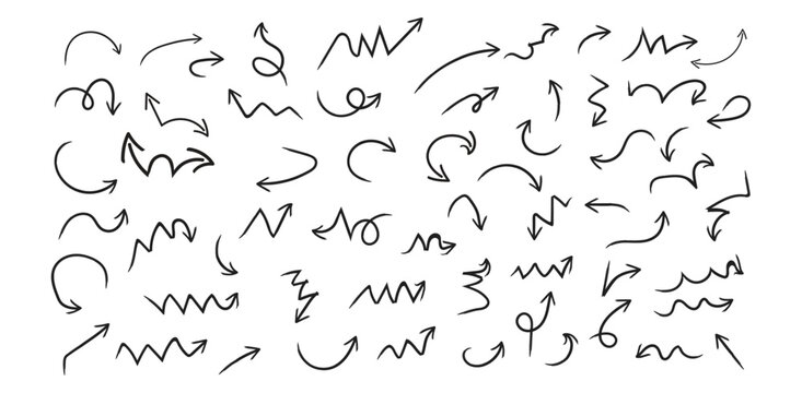 Hand Drawn Scribble Collection Featuring Sketch Marks and Creative Doodle Elements
