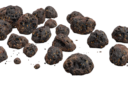 Colorful Sprinkles Scattered on Black Background