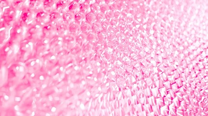 Abstract Pink Bubble Texture Background Close-up Macro Shot of Pink Air Bubbles