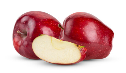 apple isolated on transparent png ( Image from camera)