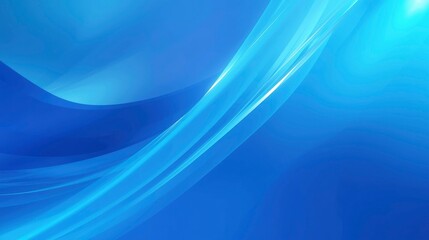 Naklejka premium Abstract Blue Swirls Serene Background for Digital Design