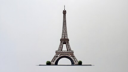 The Eiffel Tower, a wrought-iron lattice tower located in the heart of Paris, France, is one of the most recognizable and iconic landmarks in the world, attracting millions of visitors each year.