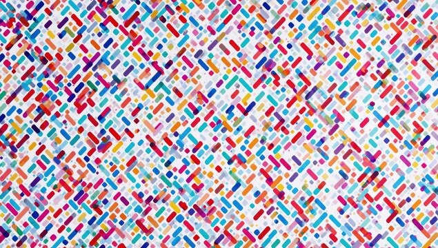Abstract Colorful Diagonal Lines Pattern, Bright Multicolored Geometric Background Texture