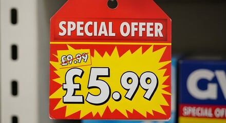 Special Offer Price Tag.