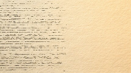 Faded horizontal lines of black dots on textured beige paper background abstract