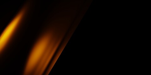 3d rendering gold black abstract geometric background. Scene for advertising, cosmetic, technology, showcase, banner, game, e-sport, business, modern, luxury. Sci-Fi illustration. Product display