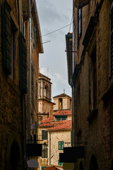 narrow street in the old town