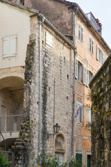 narrow street in the old town