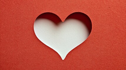 Obraz premium Heart-Shaped Cutout: Dainty Paper Heart Cutouts, Crafty Heart-Shaped Cutouts for Decor—Cute Heart Cutouts in Pink, Red & White, Perfect for Gifting & Festive Styling