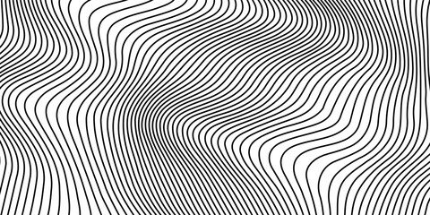 Horizontal line pattern. From thin line to thick. Parallel stripe. Black streak on white background. Straight gradation stripes. Abstract geometric patern.