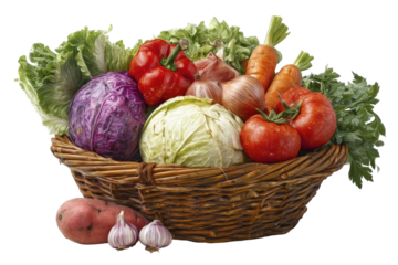 Fresh produce in a basket