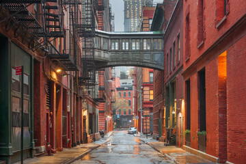Tribeca, New York, USA Alleyways