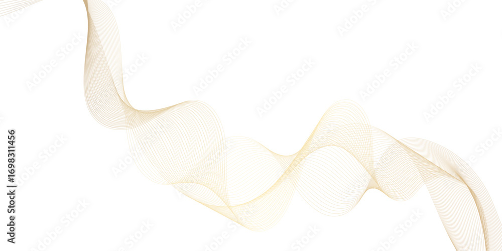 Poster abstract wave element for design. digital frequency. elegant abstract smooth swoosh speed gray wave 