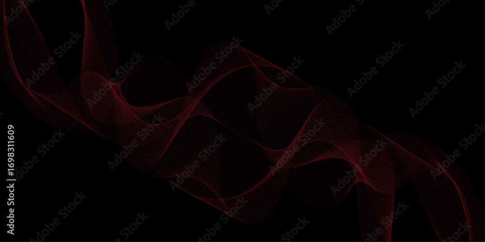 Poster abstract wave element for design. digital frequency. elegant abstract smooth swoosh speed gray wave 