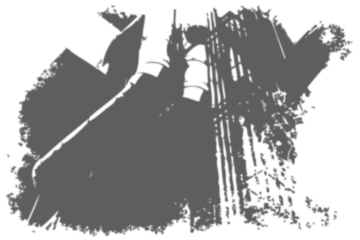 Abstract dark grey textured brush stroke overlay with irregular edges and subtle linear patterns evoking raw artistic expression and creative design elements transparent background